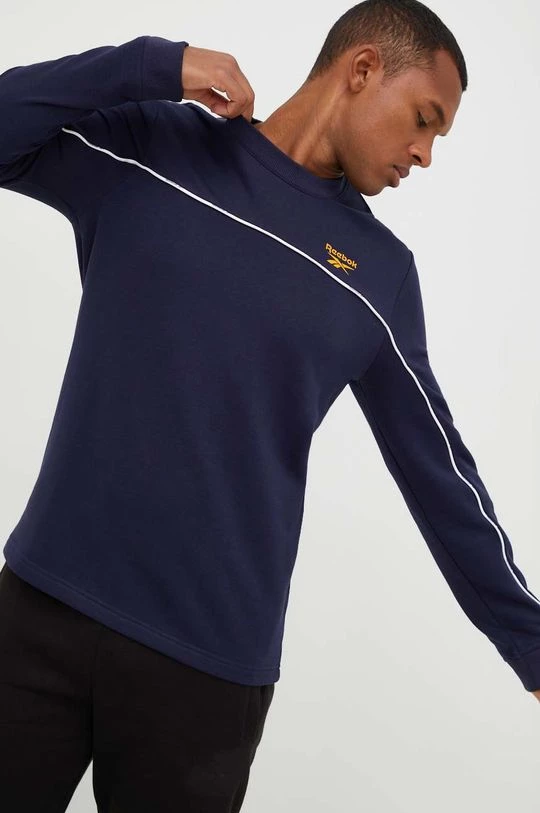 Ανδρικά Χωρίς φερμουάρ Μπλούζα Reebok ναυτικό μπλε, - Image 2