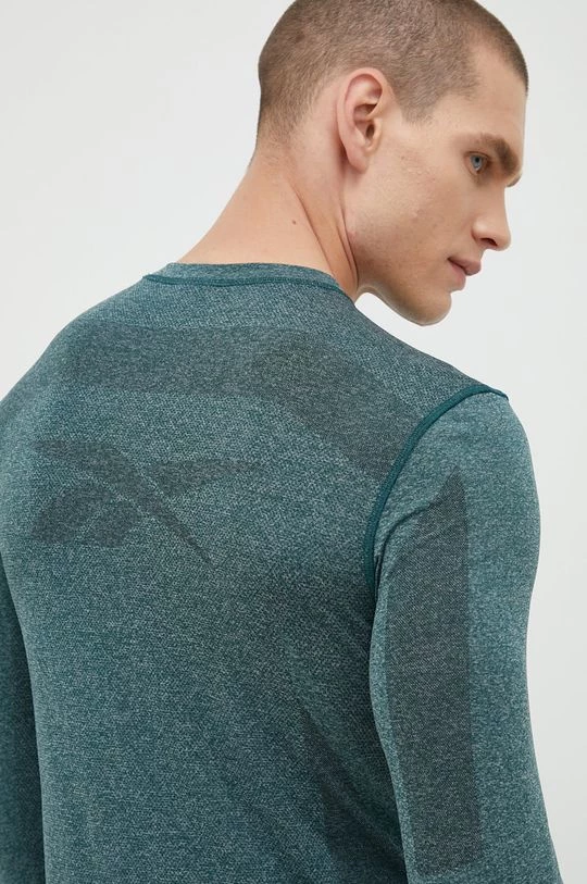 Ανδρικά Μακρυμάνικα Προπόνηση μακρυμάνικο Reebok United By Fitness Speed Myoknit πράσινο