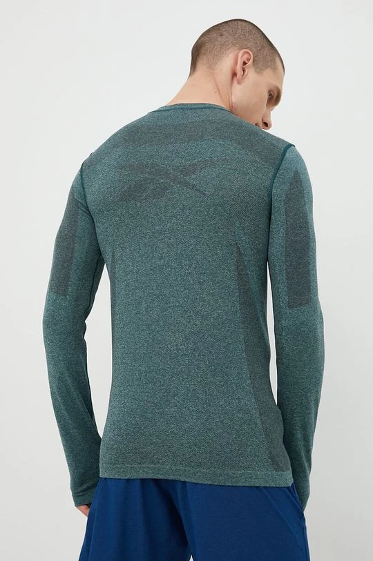 Ανδρικά Μακρυμάνικα Προπόνηση μακρυμάνικο Reebok United By Fitness Speed Myoknit πράσινο - Image 3