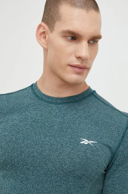 Ανδρικά Μακρυμάνικα Προπόνηση μακρυμάνικο Reebok United By Fitness Speed Myoknit πράσινο - Image 5