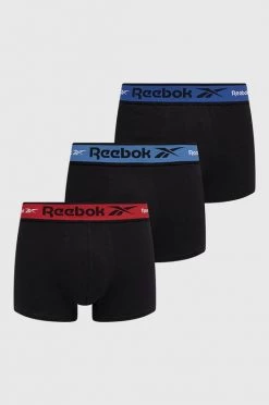 Ανδρικά Μπόξερ και σλιπ Μποξεράκια Reebok μαύρο