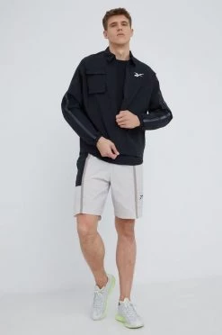 Ανδρικά Κοντά μπουφάν Σακάκι προπόνησης Reebok Meet You There μαύρο