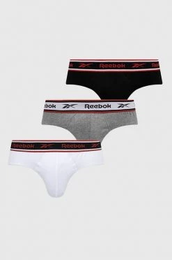 Ανδρικά Μπόξερ και σλιπ Σλιπ Reebok μαύρο