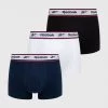 Ανδρικά Μπόξερ και σλιπ Reebok Μποξεράκια (3-pack) μαύρο
